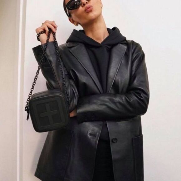 boutique Sweaters - Oversized black hoodie